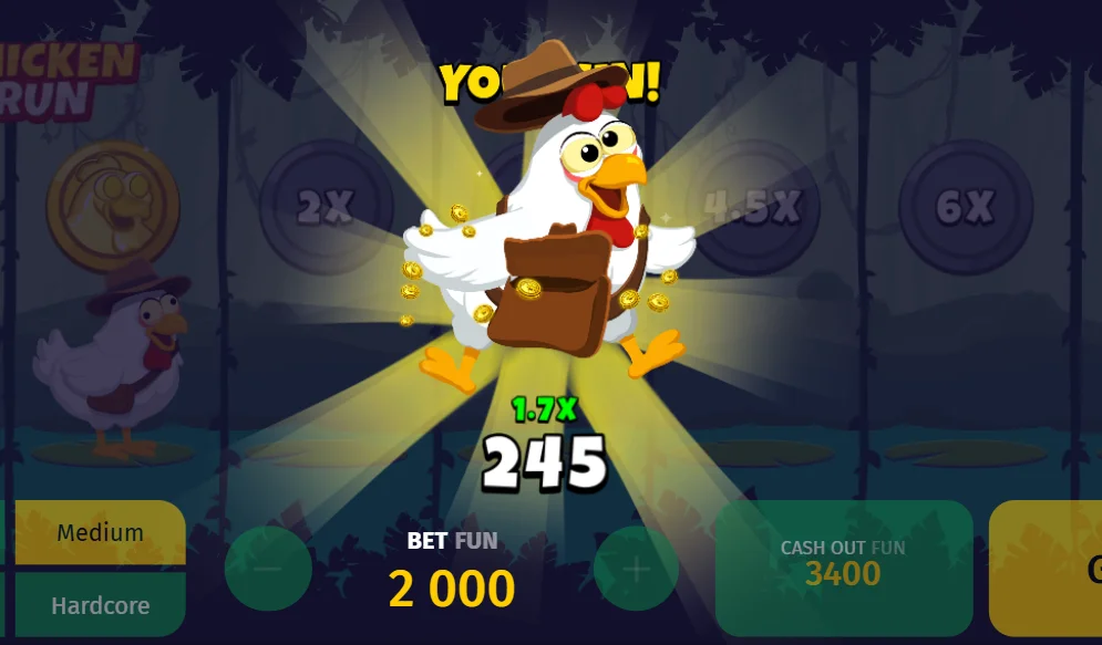 Cash Out Chicken Run